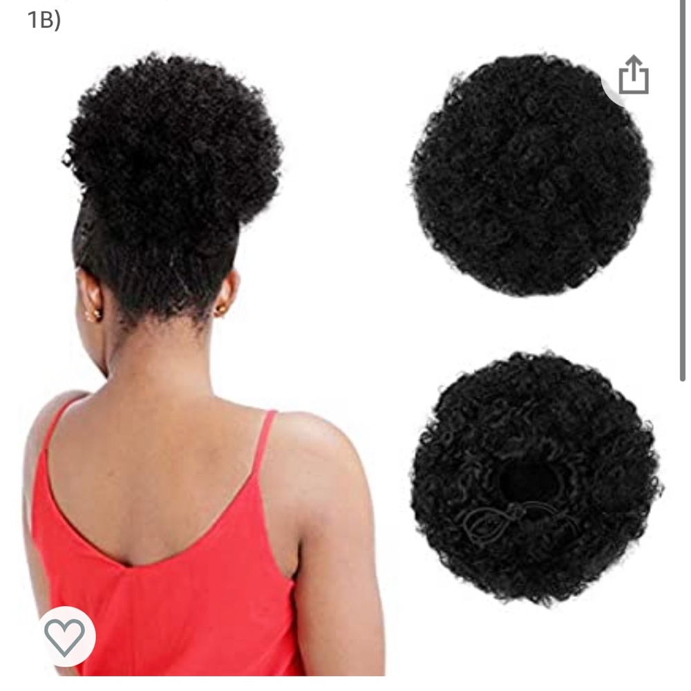Afro Puff Ponytail